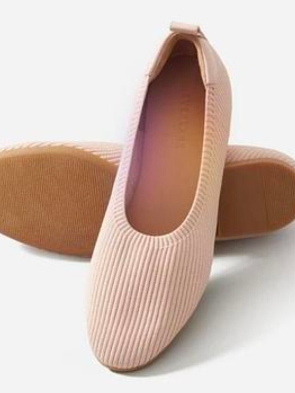 Everlane Glove Flat In Blush Pink
